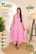Elegant Everyday Wear – FlaxCotton 2 Piece Co-Ord Set(COD K317 )