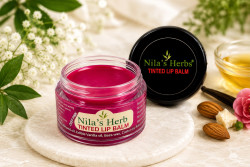NILA’S HERBS TINTED LIP BALM (DEEP PINK: 0201) 10 GMS