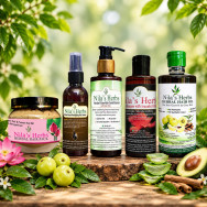 Herbal Hair Oil 500 ML ,Herbal Shampoo with Avocado & Hibiscus 200 ML ,Herbal Shampoo with Avocado & Herbs 185 ML ,Water-Based Revitalizing Hair Serum 100 ML , Herbal Hair Pack 100 GMS
